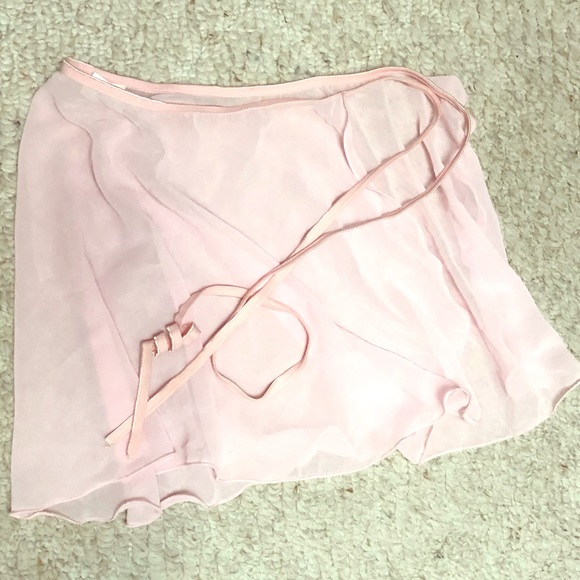 Pink Chiffon Dance Wrap Skirt by Body Wrappers - Picture 1 of 2